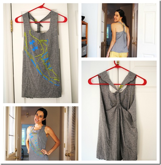 Make your own DIY Workout Tank Top from Pinterest